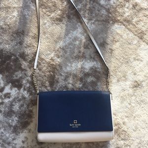 Kate Spade Navy & White Shoulder Bag